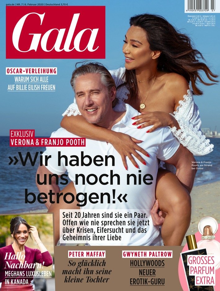GALA Cover 7/2020 (EVT: 6. Februar 2020). Weiterer Text über ots und www.presseportal.de/nr/6106 / Die Verwendung dieses Bildes ist für redaktionelle Zwecke honorarfrei. Veröffentlichung bitte unter Quellenangabe: