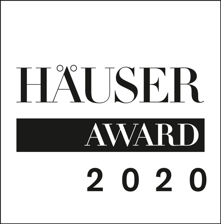 HÄUSER und ntv kooperieren im Rahmen des Architekturwettbewerbes HÄUSER-AWARD / Logo HÄUSER AWARD 2020 / Weiterer Text über ots und www.presseportal.de/nr/41307 / Die Verwendung dieses Bildes ist für redaktionelle Zwecke honorarfrei. Veröffentlichung bitte unter Quellenangabe: