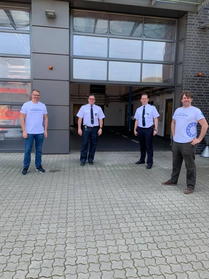 Corona-Krise als Chance: Termin bei der Mülheimer Feuerwehr. Weiterer Text über ots und www.presseportal.de/nr/143885 / Die Verwendung dieses Bildes ist für redaktionelle Zwecke honorarfrei. Veröffentlichung bitte unter Quellenangabe: