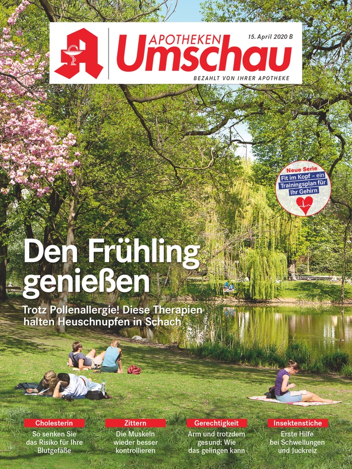 Titelcover Apotheken Umschau 4B/2020 / Weiterer Text über ots und www.presseportal.de/nr/52678 / Die Verwendung dieses Bildes ist für redaktionelle Zwecke honorarfrei. Veröffentlichung bitte unter Quellenangabe:
