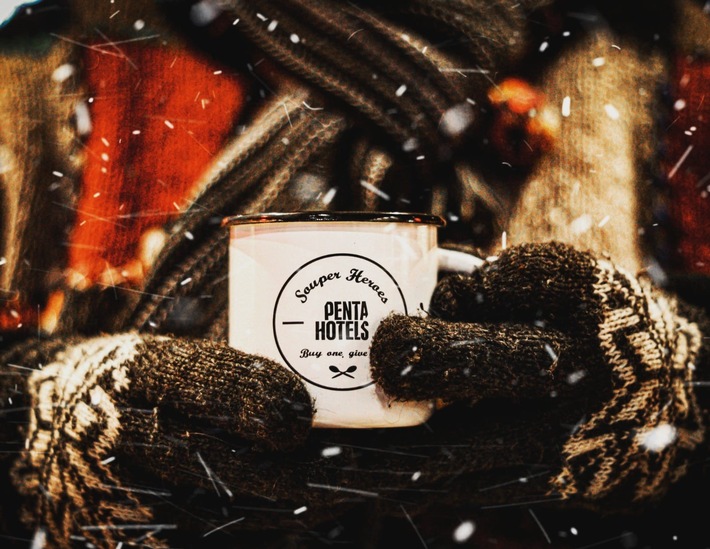 Penta_SouperHeroes_Mug1.jpg. Gäste der Pentahotels in ganz Europa sind wahre Souper Heroes, mit über 6.300 gespendeten Suppen und Geldspenden in Höhe von 13.000 Euro. Weiterer Text über ots und www.presseportal.de/nr/108628 / Die Verwendung dieses Bildes ist für redaktionelle Zwecke honorarfrei. Veröffentlichung bitte unter Quellenangabe: