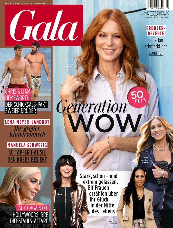 GALA Cover 22/2020 (EVT: 20. Mai 2020) / Weiterer Text über ots und www.presseportal.de/nr/6106 / Die Verwendung dieses Bildes ist für redaktionelle Zwecke honorarfrei. Veröffentlichung bitte unter Quellenangabe:
