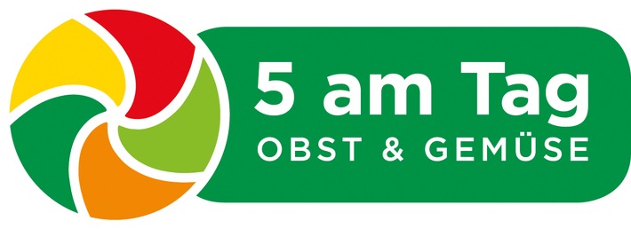 5 am Tag: / 20 Jahre erfolgreiches Engagement für ausgewogene Ernährung mit Gemüse und Obst/ Ein Zeichen, das für hohe Glaubwürdigkeit und Kompetenz steht: 20 Jahren engagiert sich 5 am Tag für die Steigerung des Gemüse- und Obstverzehrs in Deutschland auf 5 Portionen am Tag. Weiterer Text über ots und www.presseportal.de/nr/102274 / Die Verwendung dieses Bildes ist für redaktionelle Zwecke honorarfrei. Veröffentlichung bitte unter Quellenangabe: