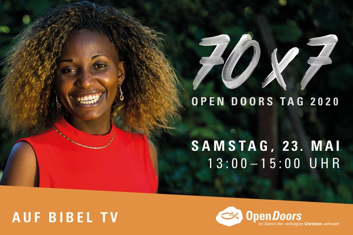 Open Doors Tag 2020 auf Bibel TV. Copyright: Open Doors Deutschland e.V. Weiterer Text über ots und www.presseportal.de/nr/55188 / Die Verwendung dieses Bildes ist für redaktionelle Zwecke honorarfrei. Veröffentlichung bitte unter Quellenangabe:
