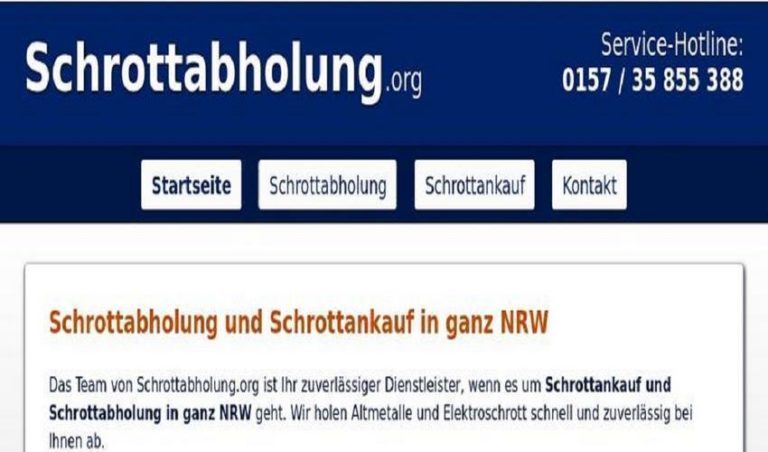 Schrottabholung in Solingen – mobile Schrotthändler im Einsatz