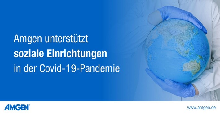 AMGEN: Gesellschaftliches Engagement in der Corona-Pandemie / Weiterer Text über ots und www.presseportal.de/nr/30303 / Die Verwendung dieses Bildes ist für redaktionelle Zwecke honorarfrei. Veröffentlichung bitte unter Quellenangabe: