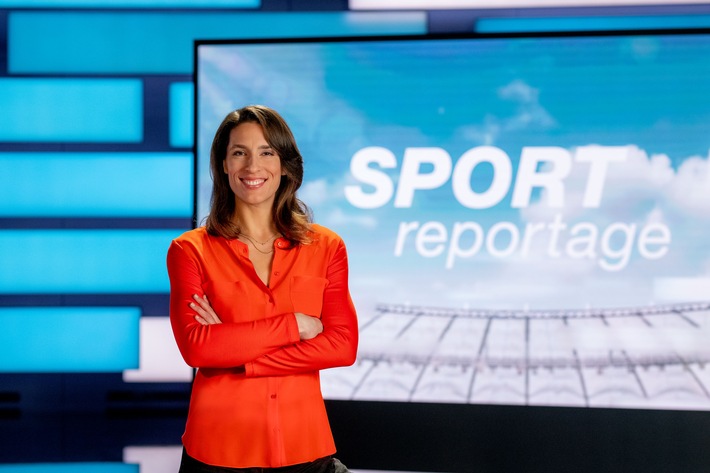 Moderatorin Andrea Petkovic / Nutzung des Bildes nur in Verbindung mit der Sendung inkl. Social Media / Weiterer Text über ots und www.presseportal.de/nr/7840 / Die Verwendung dieses Bildes ist für redaktionelle Zwecke honorarfrei. Veröffentlichung bitte unter Quellenangabe: