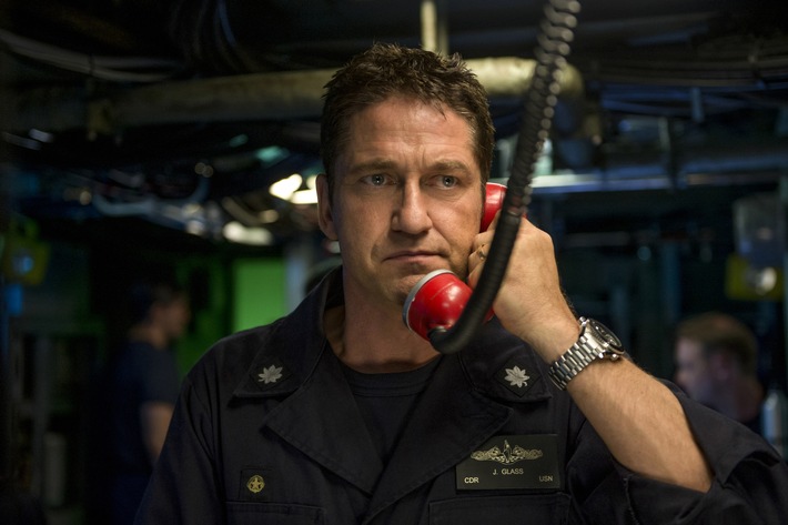 Joe Glass (Gerard Butler) ist der neue Captain auf dem U-Boot USS Arkansas. / Nutzung des Bildes nur in Verbindung mit der Sendung. Keine Rechte für Social Media / Weiterer Text über ots und www.presseportal.de/nr/7840 / Die Verwendung dieses Bildes ist für redaktionelle Zwecke honorarfrei. Veröffentlichung bitte unter Quellenangabe: