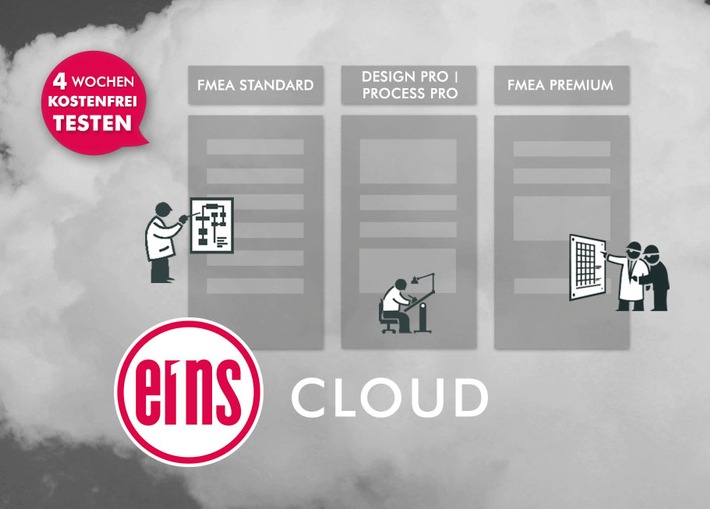 FMEA Software geht in die Cloud / PLATO startet Testphase der e1ns Cloud/ PLATO e1ns Cloud | Kollaboration, Innovation und Qualität vorantreiben. Weiterer Text über ots und www.presseportal.de/nr/126383 / Die Verwendung dieses Bildes ist für redaktionelle Zwecke honorarfrei. Veröffentlichung bitte unter Quellenangabe: