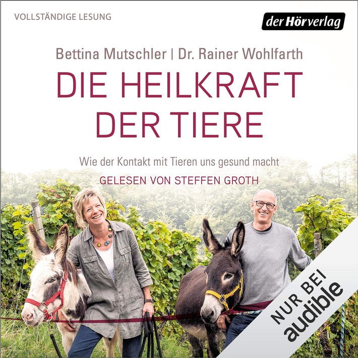 Ein humorvolles Sachbuch über die besondere und heilsame Beziehung zwischen Menschen und Tieren. Das Hörbuch gibt es ab sofort nur bei Audible zum Download. Weiterer Text über ots und www.presseportal.de/nr/56459 / Die Verwendung dieses Bildes ist für redaktionelle Zwecke honorarfrei. Veröffentlichung bitte unter Quellenangabe: