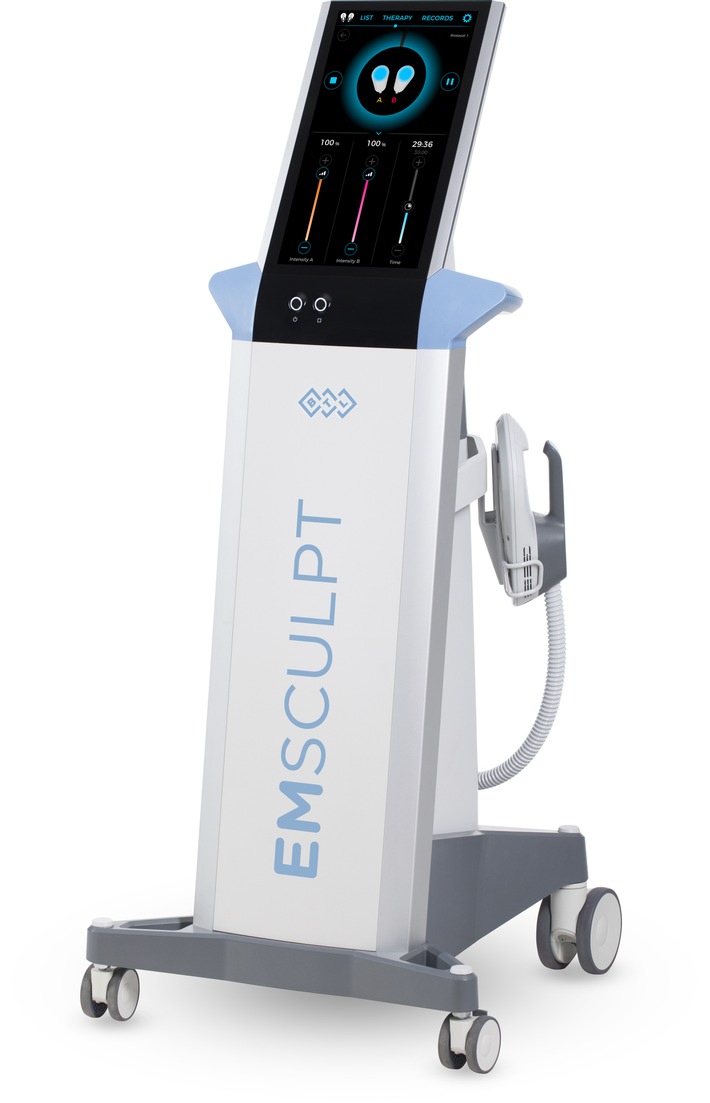 Das EMSCULPT - Gerät inkl. Applikator Weiterer Text über ots und www.presseportal.de/nr/145124 / Die Verwendung dieses Bildes ist für redaktionelle Zwecke honorarfrei. Veröffentlichung bitte unter Quellenangabe: