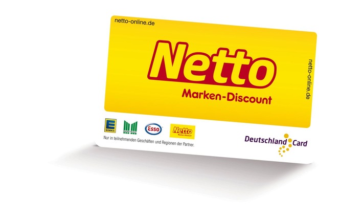 Netto Marken-Discount DeutschlandCard. Weiterer Text über ots und www.presseportal.de/nr/72216 / Die Verwendung dieses Bildes ist für redaktionelle Zwecke honorarfrei. Veröffentlichung bitte unter Quellenangabe: