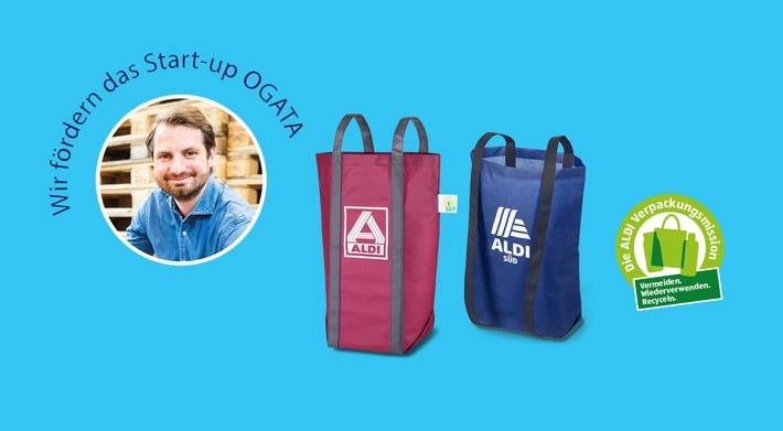 Der innovative Tragerucksack von OGATA: Ab dem 23. Juli ist das Startup-Produkt in allen Filialen von ALDI Nord und ALDI SÜD erhältlich. Weiterer Text über ots und www.presseportal.de/nr/112096 / Die Verwendung dieses Bildes ist für redaktionelle Zwecke honorarfrei. Veröffentlichung bitte unter Quellenangabe: