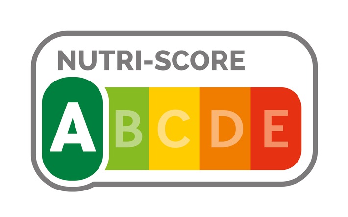 NUTRI-SCORE. Weiterer Text über ots und www.presseportal.de/nr/51886 / Die Verwendung dieses Bildes ist für redaktionelle Zwecke honorarfrei. Veröffentlichung bitte unter Quellenangabe: