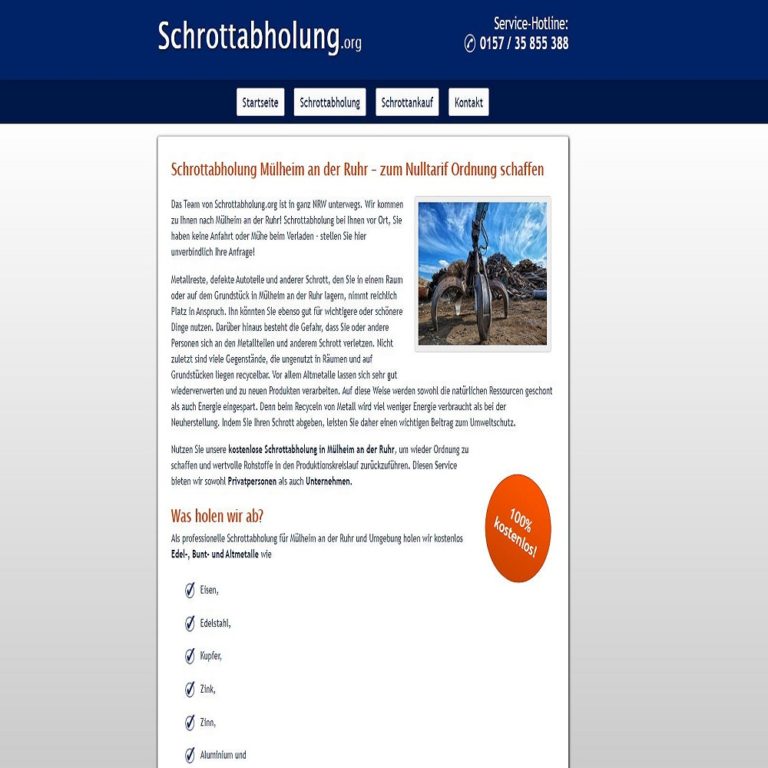 Schrottabholung Gelsenkirchen – ein Team für optimale Lösungen
