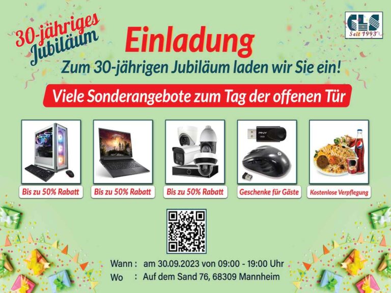 CLS-Computer Jubiläumsfeier: Gaming und Technologie im Mittelpunkt