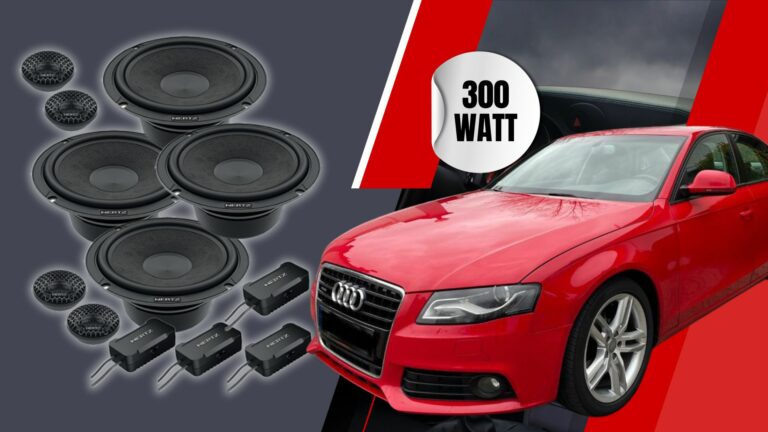Power-Sound im Audi A4 B6/B7: Hertz CK165L als Garant für beeindruckende Audioqualität