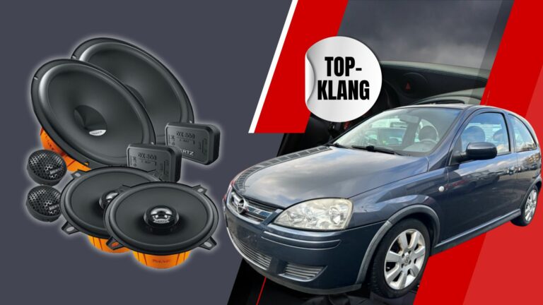 Upgrade für maximales Sounderlebnis: Opel Corsa C & B Lautsprecher